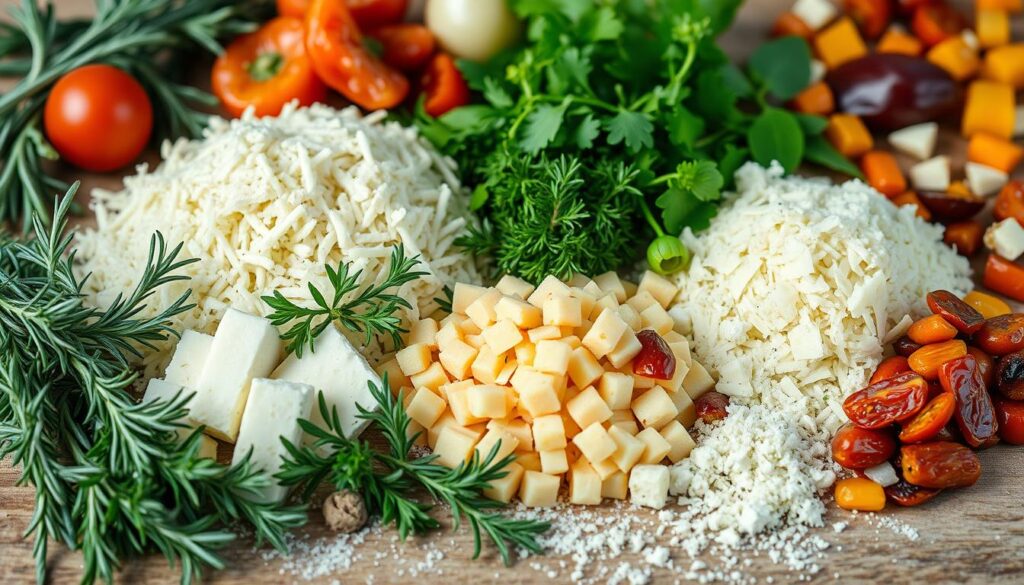 Zutaten für herzhafte Muffins Zutaten für herzhafte Muffins