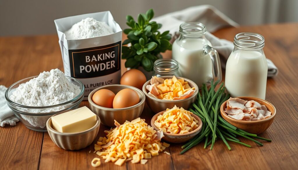 Zutaten für herzhafte Muffins Zutaten für herzhafte Muffins